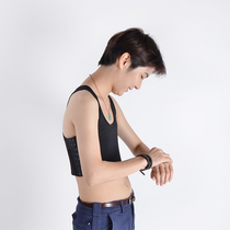Custom les corset summer comfort solid color bamboo fiber breathable cotton vest hook body shaping vest top