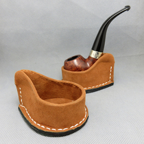 8deco pipe stand leather single bucket one bucket stand Sofa seat type Heather pipe holder tool accessories