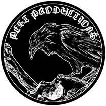 PEST PRODUCTIONS PLAGUE RECORDS Label Woven Label
