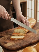 Japan imported Tojiro Fujiro bread knife serrated knife baking tool stainless steel cake toast knife