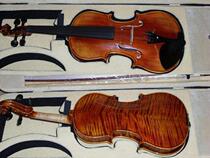 1 2 Mid-range violin natural tiger leather pattern handmade configuration full cost-effective