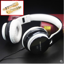 Professional piano electric piano electronic drum headphones Head-mounted three meters with 6 5 to 3 5 conversion head headphones