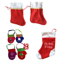 Christmas Small Socks Children Christmas Closed Candy Gift Bags Christmas Decorations Pendant Christmas Tree Decorations
