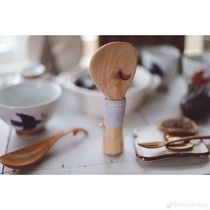 {Les petits bonheurs} spot imported groceries wind bird can stand wooden rice spoon spoon spoon