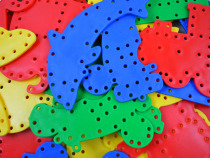 Animal transport threading plate BAODLON manufacturer Direct sales Kindergarten Baby Early teaching children Puzzle Building Blocks Toys