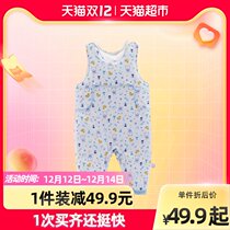 (Single product) baby strap pants autumn and winter warm pants boys foreign cotton pants baby winter cotton pants