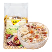 (Imported) German milk brewing Jessen fruit oatmeal 500g nut cereal fitness whole grain breakfast
