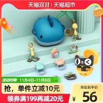 2021 new baby toys boys and girls storage box rattle 9 sets 3 months to parent-child activity set
