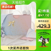 Yings newborn gift box baby birth supplies gift newborn set gift full moon baby clothes 8 sets