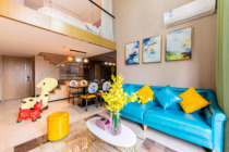 Guangzhou Chimelong Little Leaf Hotel Apartment Duplex two-bedroom three-bed