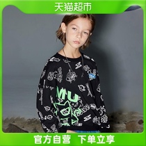 (YAMU Little Monster Series) Planted Wood Children Clothing Luminous Childrens Clothing 2022 Spring New Boy Necropolis