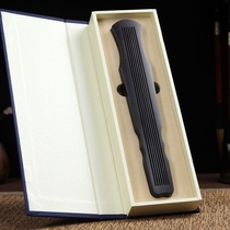 Black sandalwood lying incense burner Lying incense box line incense burner Household indoor sandalwood stove incense burner Solid wood incense road Guqin incense box