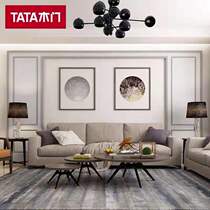 TATA wooden door TV living room background wall Simple modern paint city No 10 package (820) AN