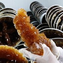 Polycrystalline yellow rock sugar block bulk old rock sugar soil rock sugar sugar cane boiled powdered sugar 500 grams of three pounds can be powdered