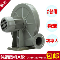 Yongcheng CZ-TD550w250W low noise centrifugal stove blower small medium pressure fan 220v