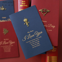 Tanabata greeting cards small customized hand-painted Valentines Day book creative Birthday wishes confession 520 couples promote feelings