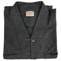 Dust monk clothes male monk clothes Spring and Autumn Winter soft and comfortable warm woolen material small gown suit