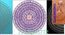 Fine carved picture feng shui compass_touch Golden school Wei compass compass_complex line_copper carving carved map