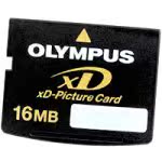 Olympus XD Picture Card 16MB (200840) Olympus XD chart