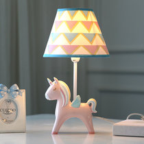 Unicorn remote control dimmable eye protection lamp bedroom bedside lamp desk plug-in childrens room ins girl heart