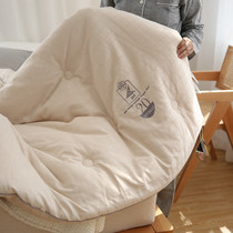 Soy fiber quilted by pure cotton quilted winter quilt by core thickened warm spring autumn single winter full cotton space cotton quilted by heart