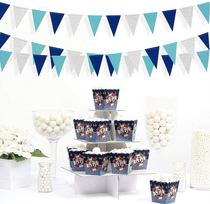 Kindergarten classroom Ocean style ring charm Blue pennant shop ceiling ceiling decorative pendant