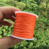 High horsepower high strength 0 6MM fishing line bow string ultra-fine tent drawstring umbrella rope outdoor survival trap rope 30 meters