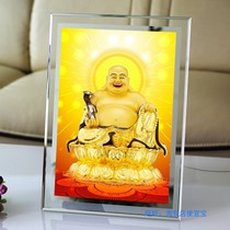 Custom Maitreya Buddha Bodhisattva portrait 019 Photo paper printing double-sided plastic Buddha painting Buddha Bodhisattva photo frame table