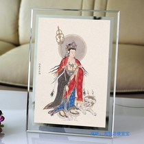 Customize the bodhisattva portrait photographic paper plastic-plastic bodhisattva photo-frame swinging table