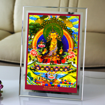 Customizing the image of Jizo Bodhisattva seen in the Dharma King Ruyi Bao Dingzhong Picture of Jizo Bodhisattva Buddha painting Thangka setting table