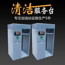 Gas station multifunctional trash can refueling Island fire extinguisher fire sandbox identification plate can be customized safety service desk