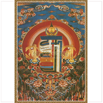 Tim Fuhuis ten aspects are free from Amitabhas connection with Tibetan Buddhism Tantra mantras wheel Buddha statue photo frame Thangka