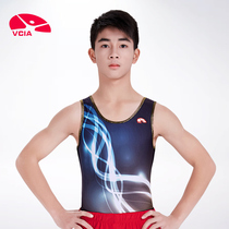 Li Weika VCIA professional gymnastics mens conjoined gymnastics vest trampoline competitive art Test clothing 18GV035B