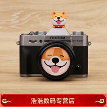 Autumn Fields Dog Cartoon Camera Lens Cover Hot Boots Cover Composition Single Counter Camera Canon Sony Nicom Fuji Apply