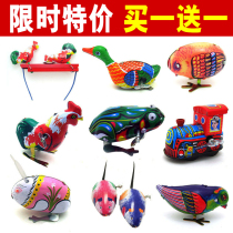 After 80 nostalgic toys iron frogs winding chains rats tanks Roosters eating rice jumping frogs