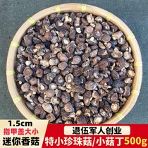 Small Mushroom Dry Cargo small mini small mushroom Ding 500g Bulk Commercial dried mushrooms Hubei Fragrant Joux Pocket Small Mushrooms