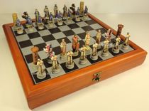 US Chess Crusade Dongzheng Model Pawns Storage Board Chessboard 17 Atlantic Double Luchess
