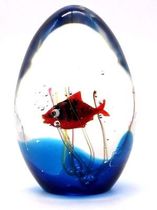  Italian Murano Murano Fish Aquarium Art Glass Town Paper Pendulum Pieces Living-room Decoration Home