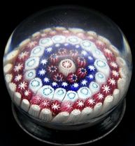  British Richardson Antique Base Art Glass Town Paper Pendulum Pieces Living-room Decoration Home Desktop Collection