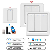 Tuya Smart WiFi Switch smart switch 86 * 86 Alexa voice control 1 2 3-way button
