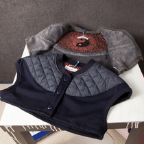 Self-heating cold Australia imported wool men and women plus velvet thickened autumn far infrared magnetic therapy shoulder shoulder vest