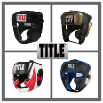 Boxing Helmet American TITLE Boxing Training Pure Skin Sanda Fighting Adult Full Face Monkey Face Protecting Head