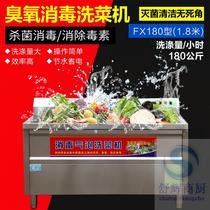 Factory price direct new commercial fruit and vegetable washing machine ozone decomposition machine Stainless steel bubbling cleaning equipment