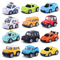  Childrens toy alloy car set model baby bus Fall-resistant inertial return car boy 3 years old 2