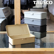 Japan TRUSCO co-name Danbo carton pencil stationery box steel tool box storage box Aleng carton man