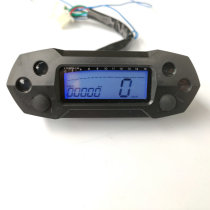 Motorcycle off-road vehicle knight car universal modified LCD meter mini small LCD meter adjustable fuel speed