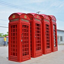 Telephone Booth From The Best Ping Agent Yoycart 2018 Retro Custom European Red Phone Booth Large Soft Decoration Wind Decorative Props Model