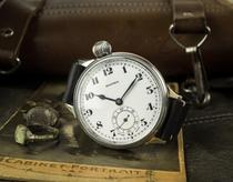 Ultra Ukrainian ∞ Ancient 1910s Classic Rover silver large dial mens mechanical watch