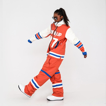 PINGUP single and double board one-piece ski suit skating Women Mens snow equipment ski suit ski suit ice hockey Tide brand Outdoor