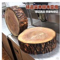 Willow Wood vegetable board solid wood household cut bone round kitchen cutting board thickened vegetable Pier cutting board whole wood stick board knife board